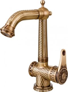 Смеситель для раковины ZORG Antic A 412U-BR